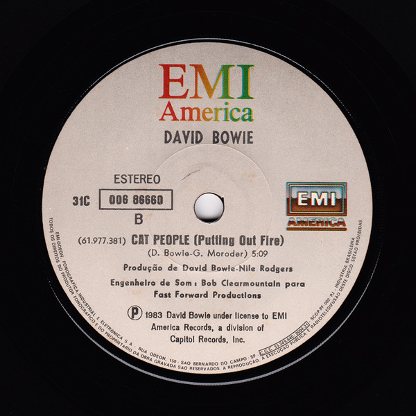 David Bowie ‎– Let's Dance (Compacto)