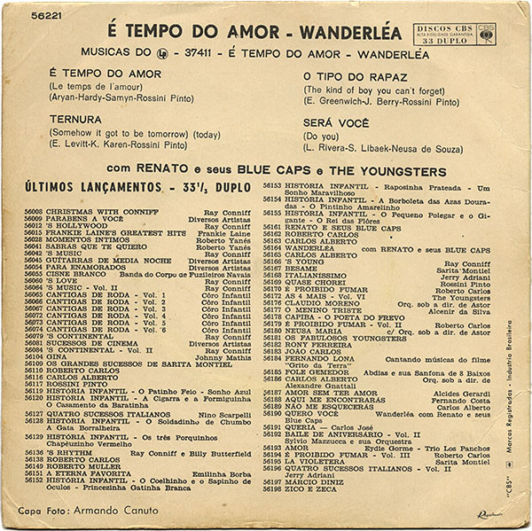 Wanderléa com Renato e Seus Blue Caps e The Youngsters - É Tempo do Amor (Compacto)