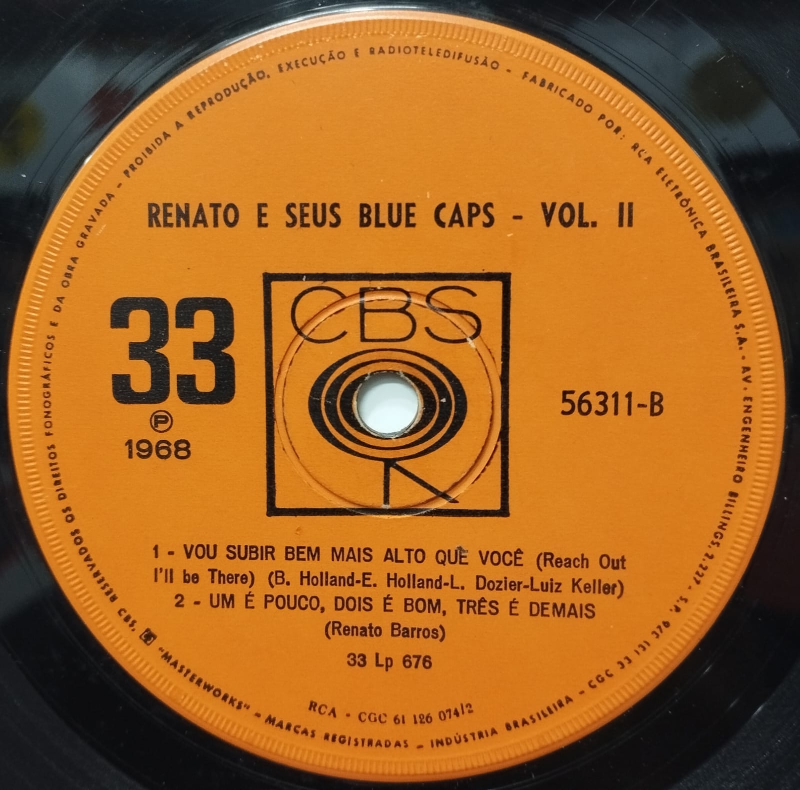 Renato e Seus Blue Caps ‎– Vol. II (Compacto)
