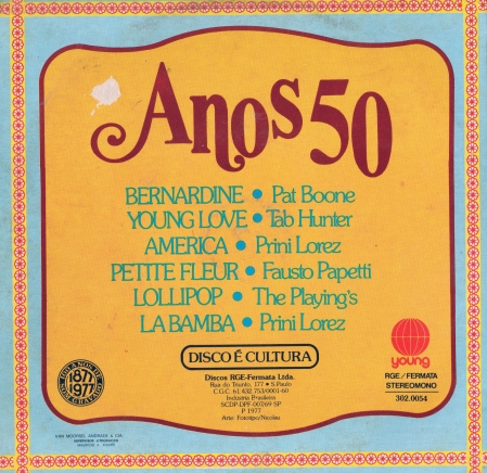 Various ‎– Anos 50 (Compacto)