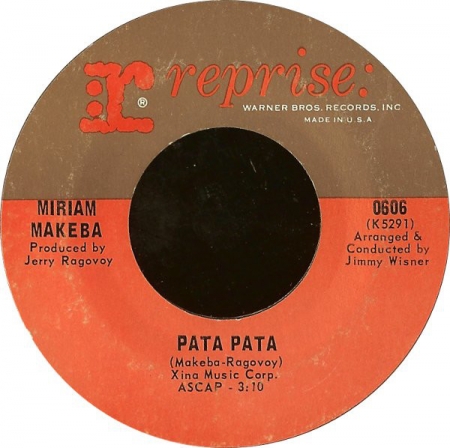 Miriam Makeba - Pata Pata / The Ballad Of The Sad Young Men (Compacto)