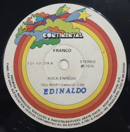 Franco - Rock Enredo / Meu Idioma é Samba (Compacto)
