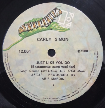 Carly Simon - Just Like You Do / Never Been Gone (Compacto)