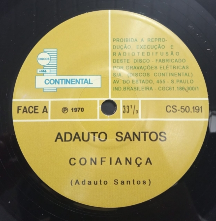 Adauto Santos - Confiança / Pomba Gira (Compacto)