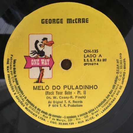 George McCrae – Melô do Puladinho (Rock Your Baby) (Compacto)