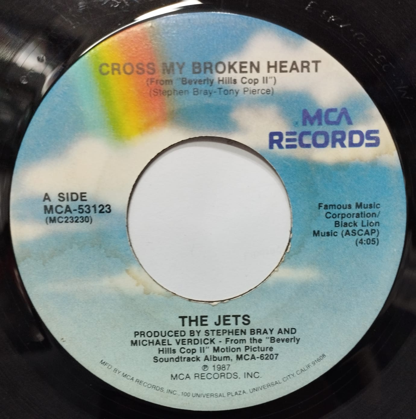 The Jets / The Heat - Cross My Broken Heart / Bad Guys (Compacto)