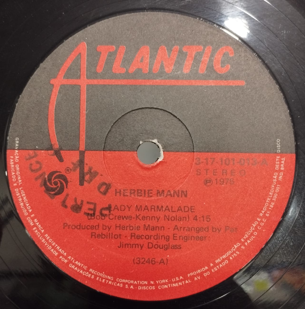 Herbie Mann ‎– Lady Marmalade / Hijack (Compacto)