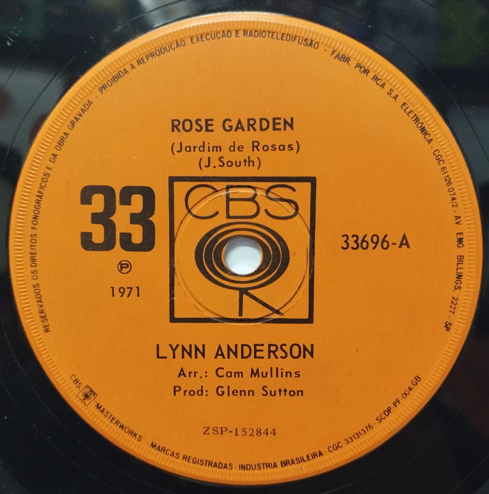 Lynn Anderson ‎– Rose Garden (Compacto)