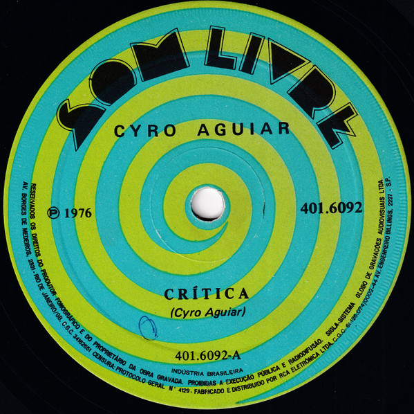 Cyro Aguiar - Crítica / Made In Brazil (Compacto)