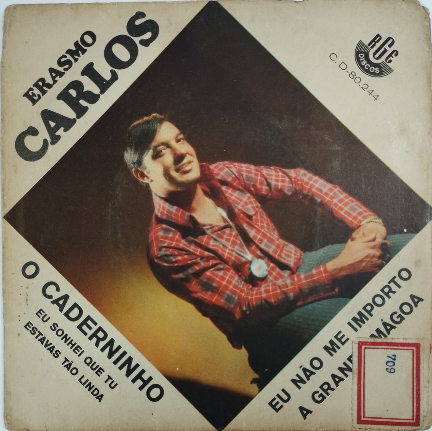 Erasmo Carlos ‎– O Caderninho (Compacto)