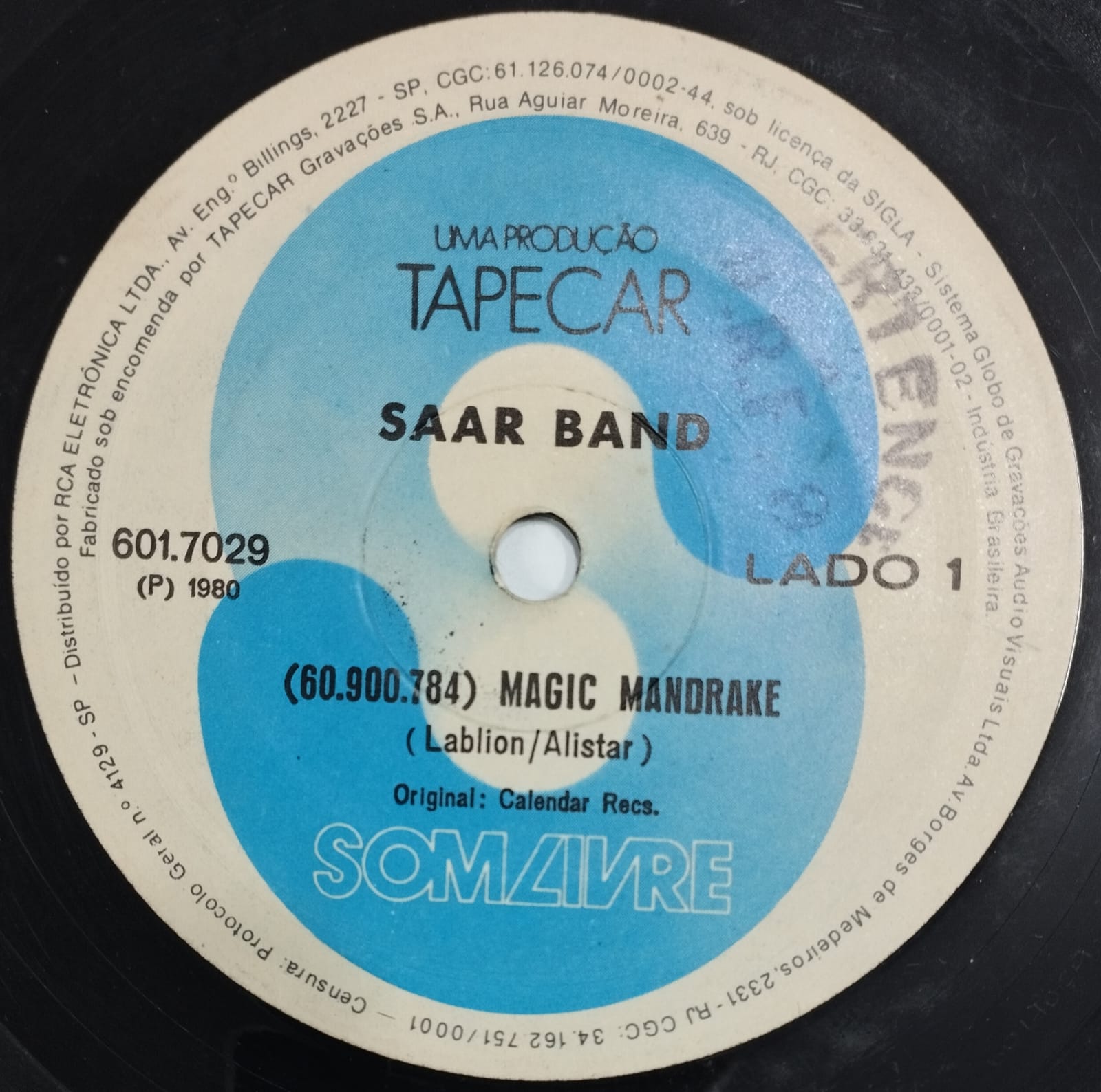 Sarr Band - Magic Mandrake / Double Action (Compacto)