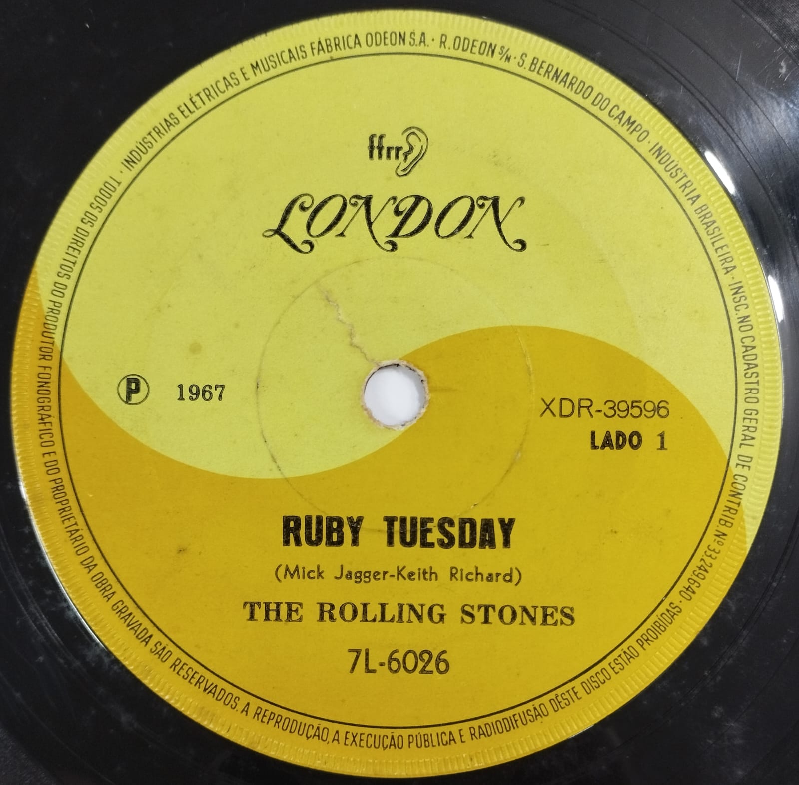The Rolling Stones ‎– Ruby Tuesday (Compacto)
