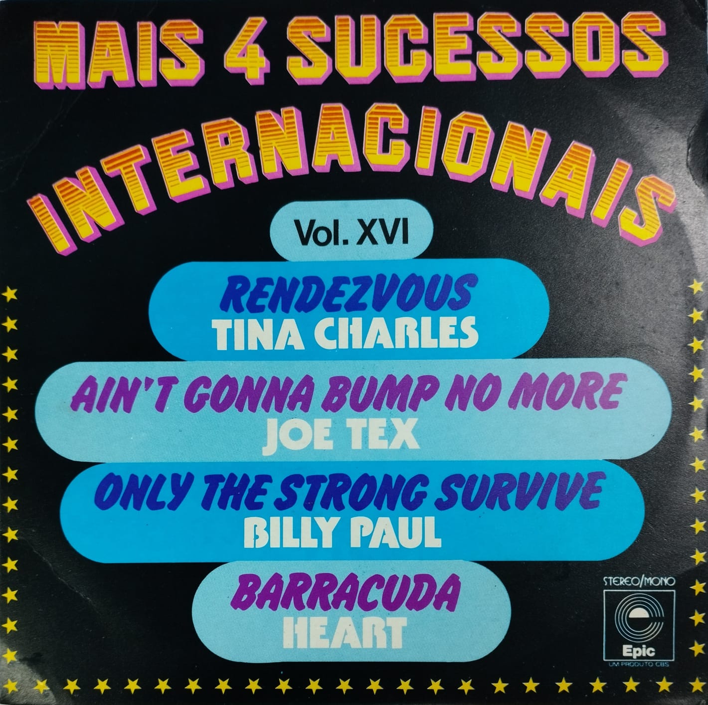 Various ‎– Mais 4 Sucessos Internacionais Vol. XVI (Compacto)
