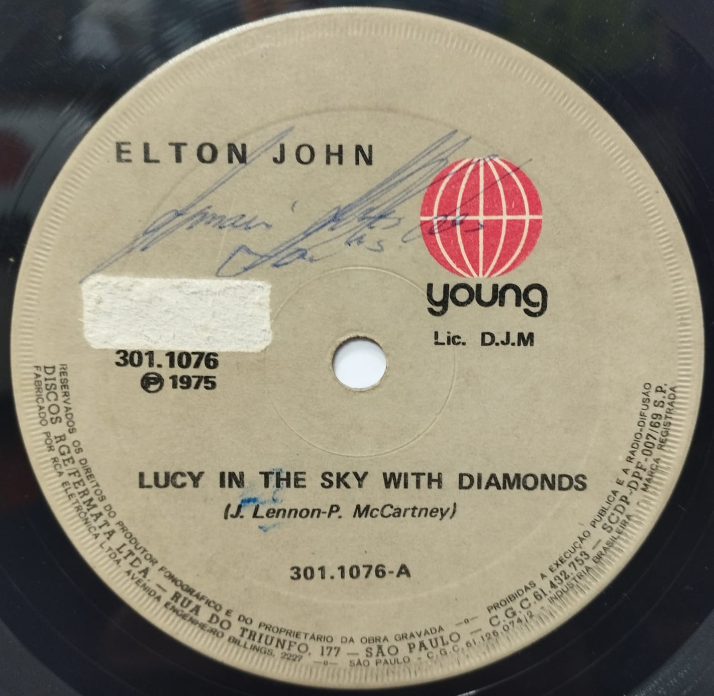 Elton John ‎– Lucy In The Sky With Diamonds (Compacto)
