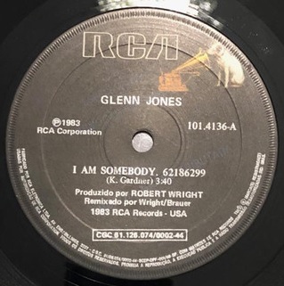 Glenn Jones ‎– I Am Somebody (Compacto)