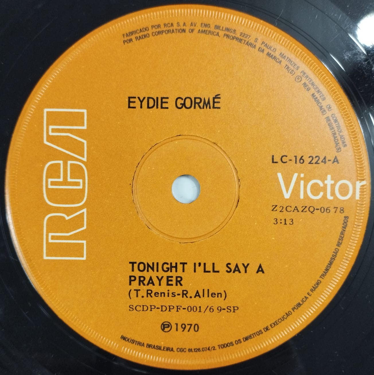 Eydie Gormé ‎– Tonight I'll Say A Prayer / Wild One (Compacto)