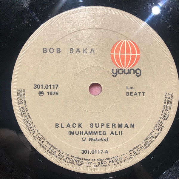 Bob Saka ‎– Black Superman (Compacto)