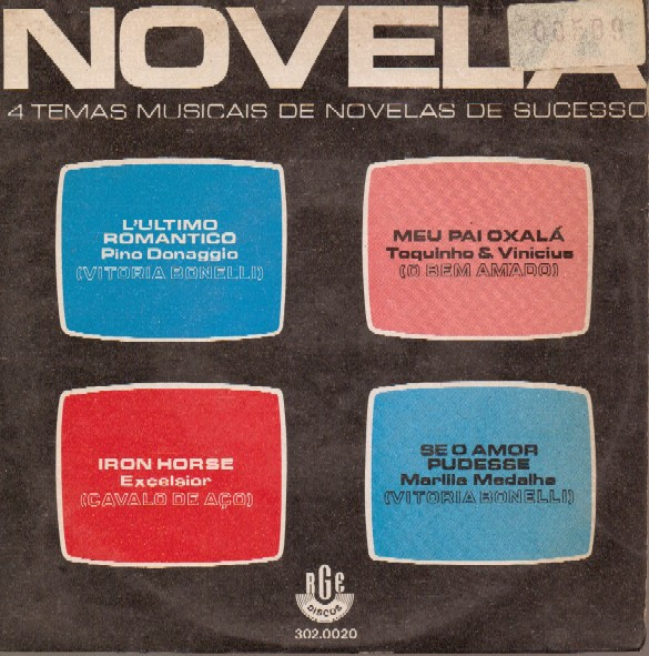 Various ‎– Novela 4 Temas Musicais De Novelas De Sucesso (Compacto)
