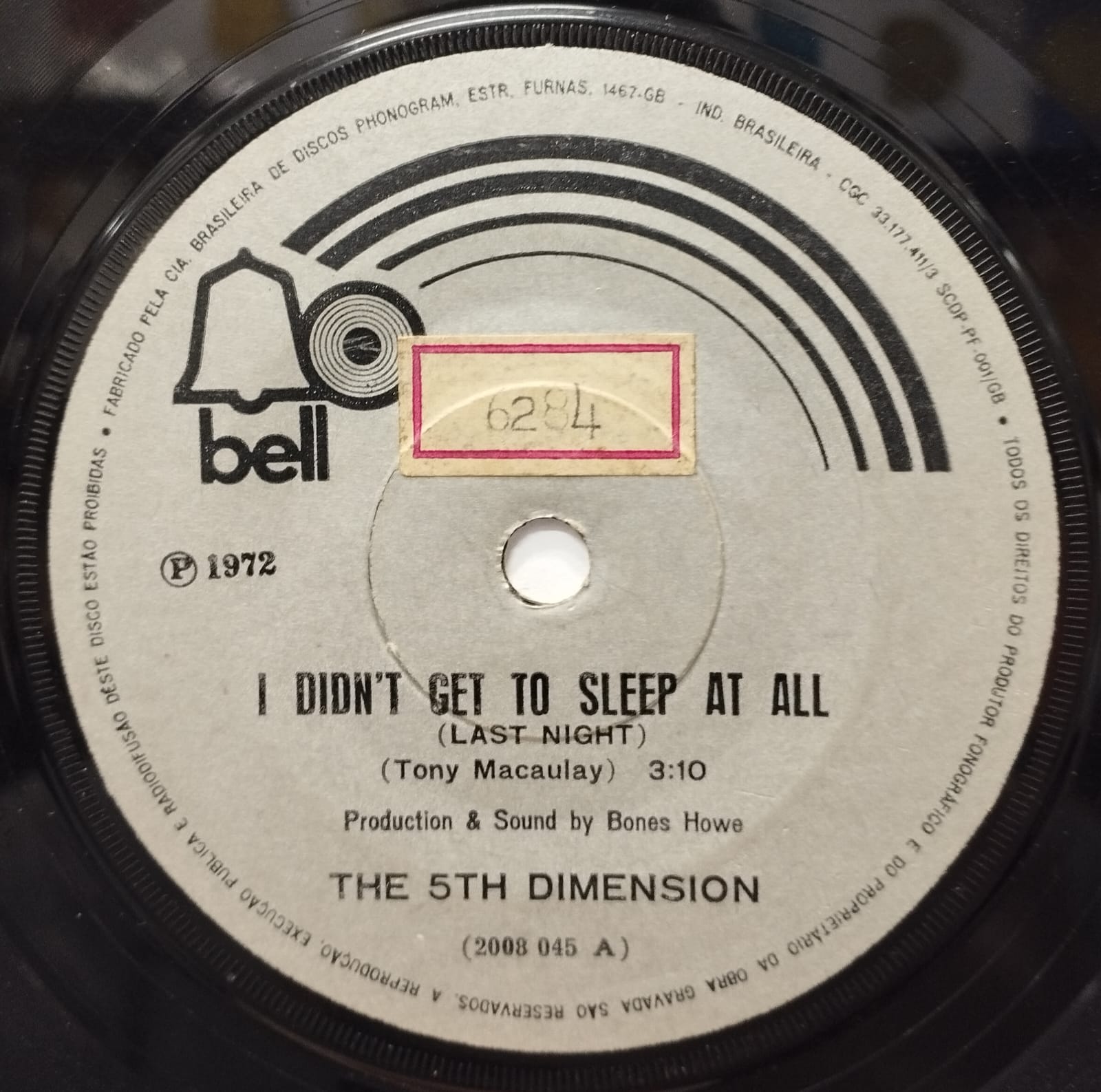 The 5th Dimension - (Last Night) I Didn't Get To Sleep At All (Compacto)