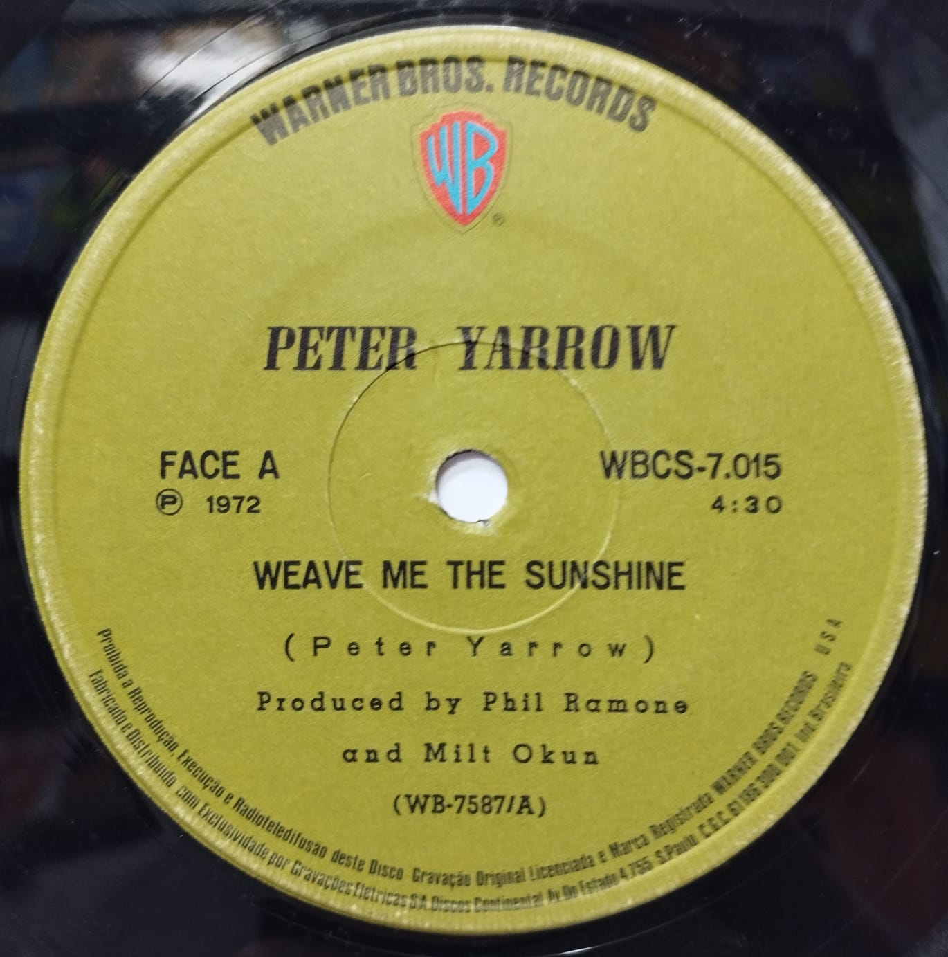 Peter Yarrow - Weave Me The Sunshine (Compacto)