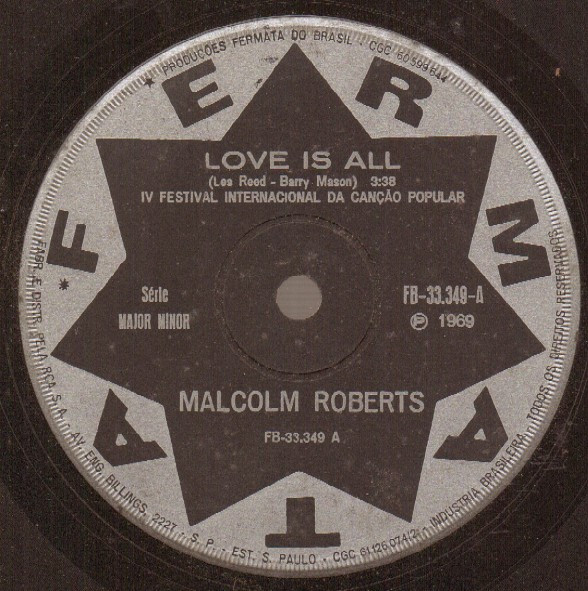 Malcolm Roberts - Love Is All (Compacto)