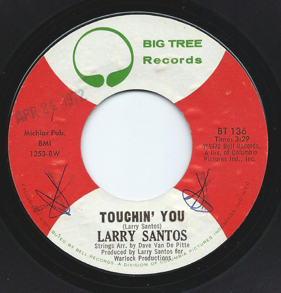 Larry Santos ‎– Touchin' You (Compacto)
