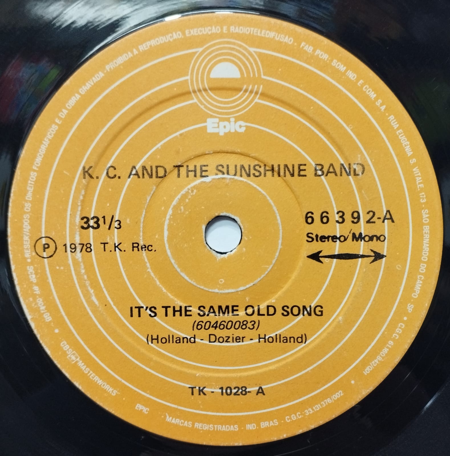 K.C. and The Sunshine Band - It's The Same Old Song (Compacto)