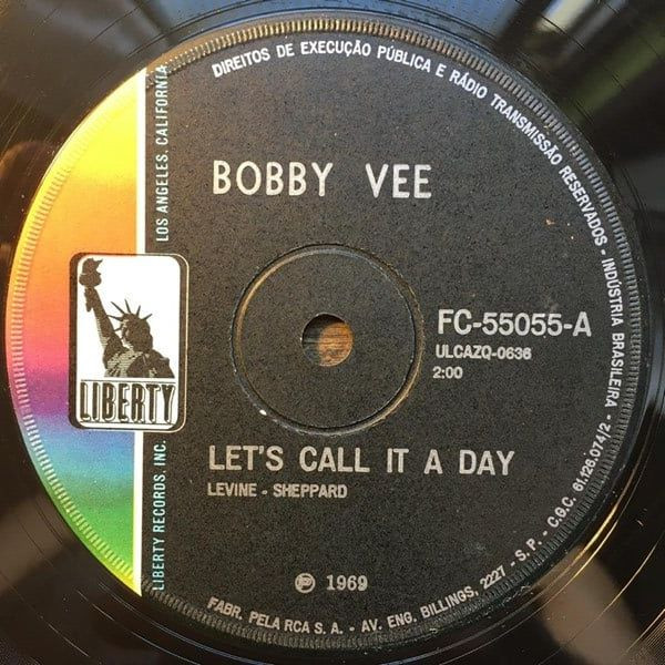 Bobby Vee ‎– Let's Call It A Day (Compacto)