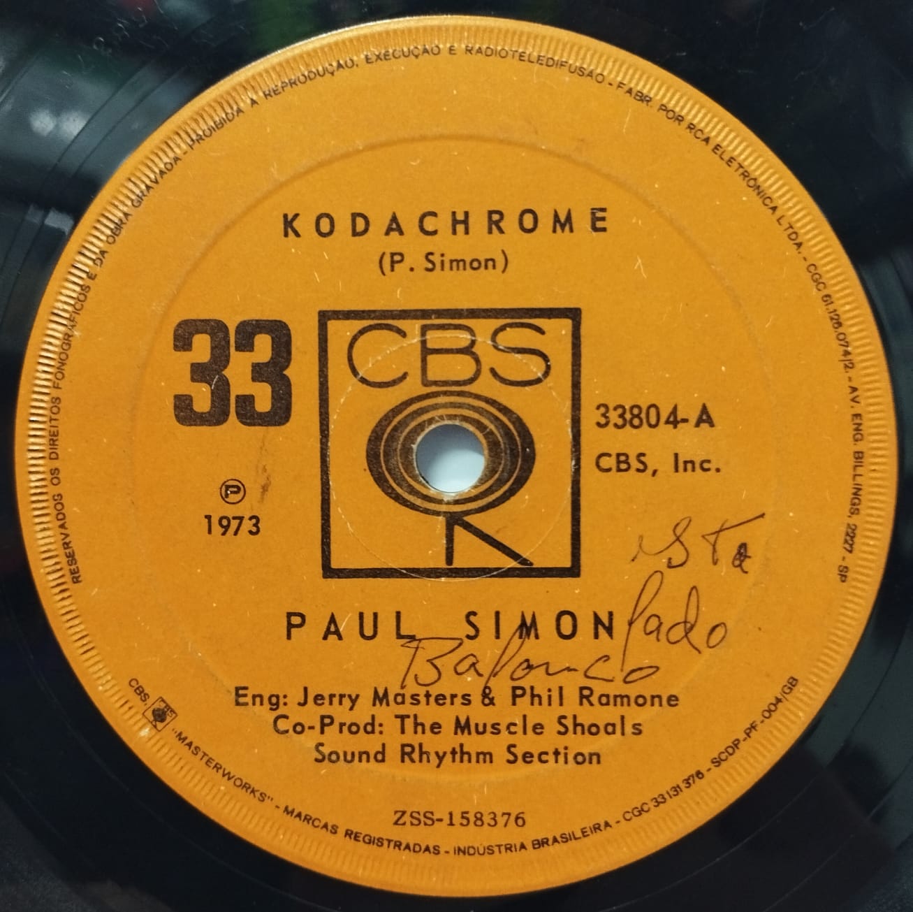 Paul Simon ‎– Kodachrome (Compacto)