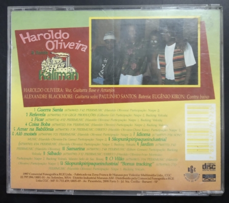 CD - Haroldo Oliveira & Banda Kaliman - Sãopunkpiripaqueindustrial