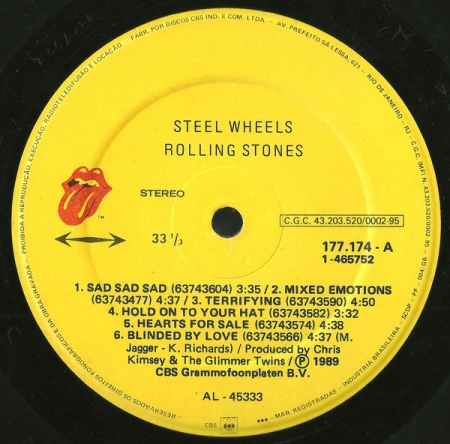 Rolling Stones - Steel Wheels (Álbum)