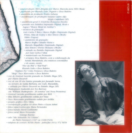 CD - Zeca Baleiro ‎– Por Onde Andará Stephen Fry?