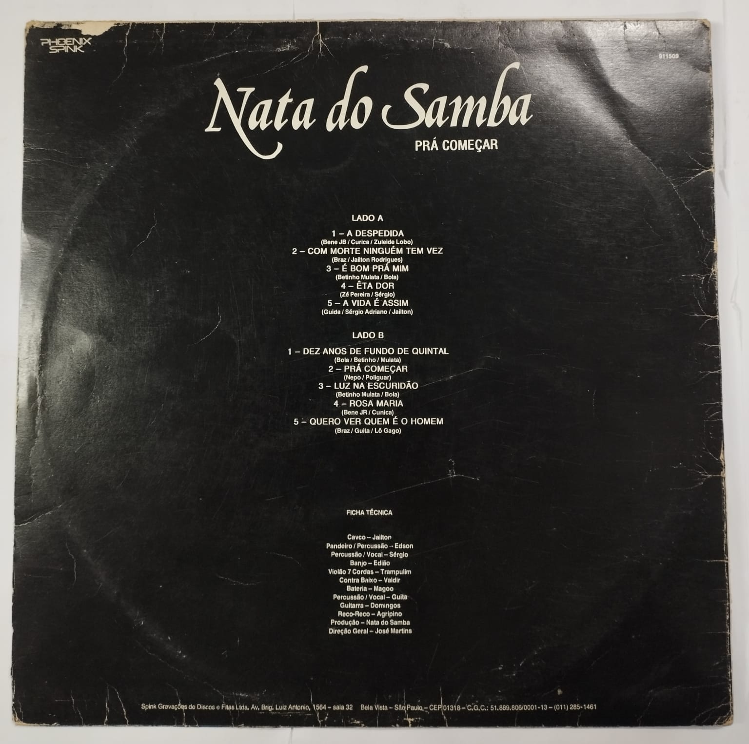 Grupo Nata do Samba ‎– Prá Começar (Álbum)