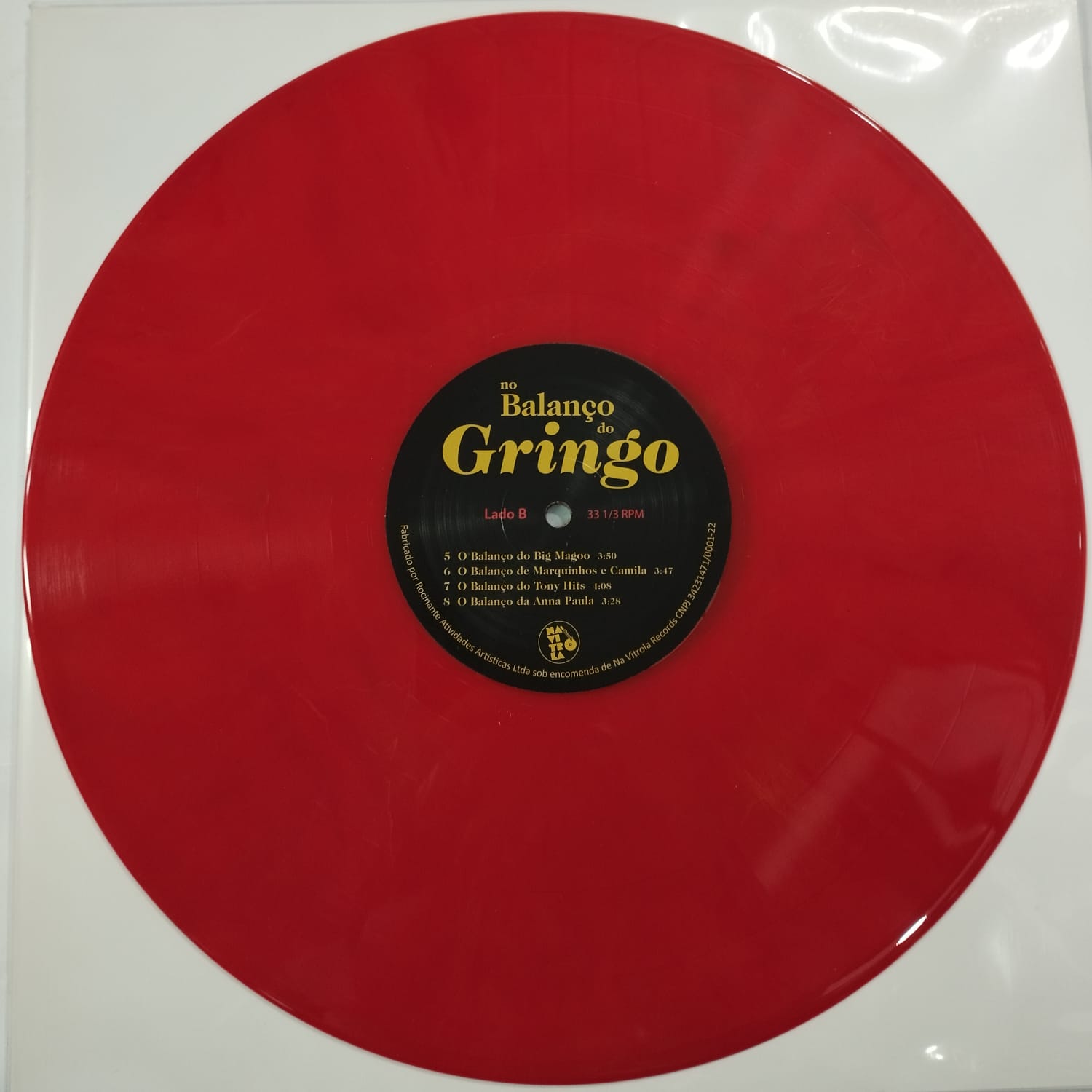 Gringo Pirrongelli ‎– No Balanço do Gringo (Álbum)