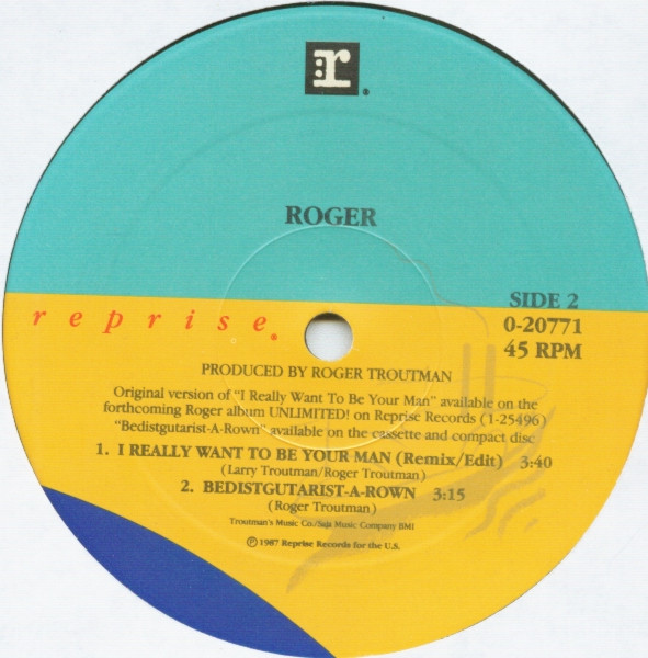 Roger – I Want To Be Your Man (Maxi-Single)