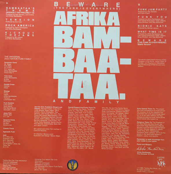 Afrika Bambaataa and Family - Beware (The Funk Is Everywhere) (Álbum)