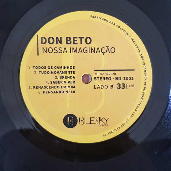 Don Beto ‎– Nossa Imaginação (Álbum, Reedição) 