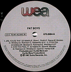 Fat Boys ‎– Fat Boys (Álbum, 1987)