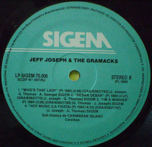 Jeff Joseph & The Gramacks ‎– Jeff Joseph & The Gramacks (Álbum)