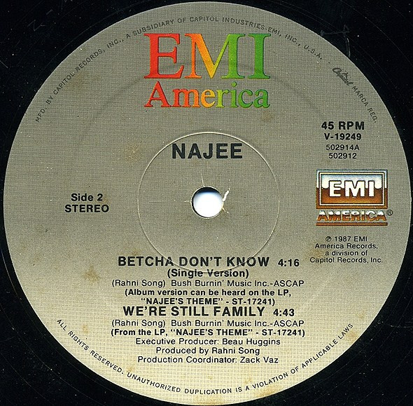 Najee – Betcha Don't Know (Single)