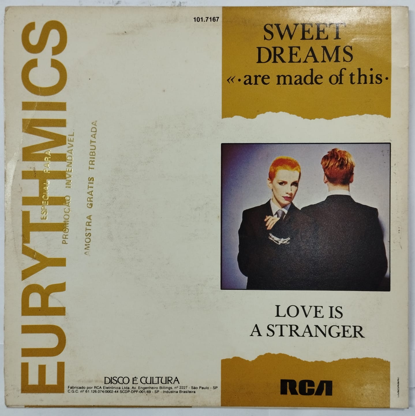 Eurythmics ‎– Sweet Dreams (Are Made Of This) (Compacto)