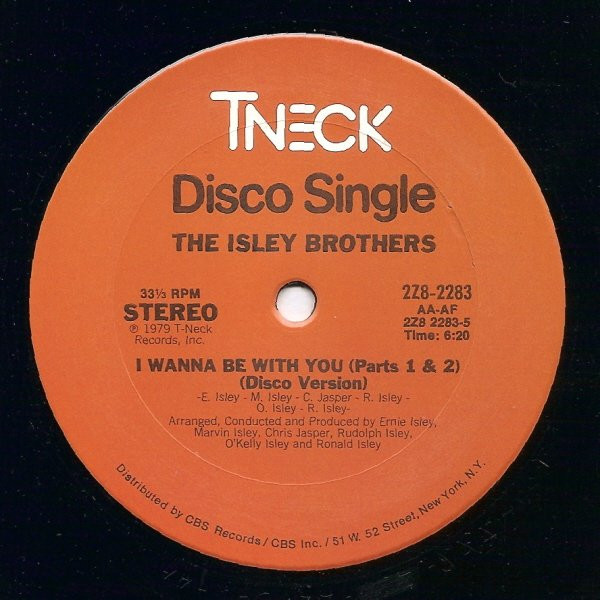 The Isley Brothers – Rockin' With Fire / I Wanna Be With You (Parts 1 & 2) (Disco Version) (Single)