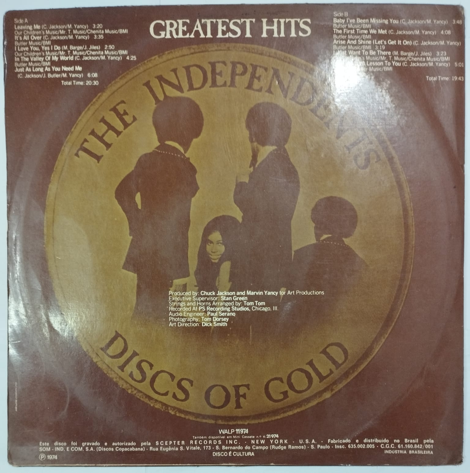 The Independents ‎– Greatest Hits - Discs of Gold (Compilação)