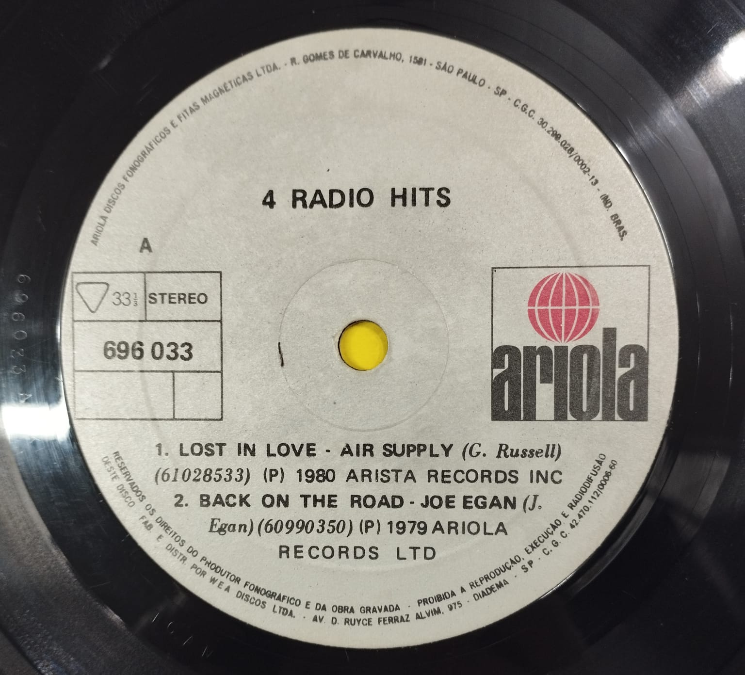 Various ‎– 4 Radio Hits (Compacto)