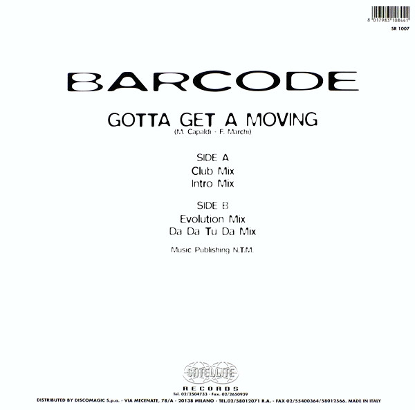 Barcode - Gonna Get A Moving (Single)