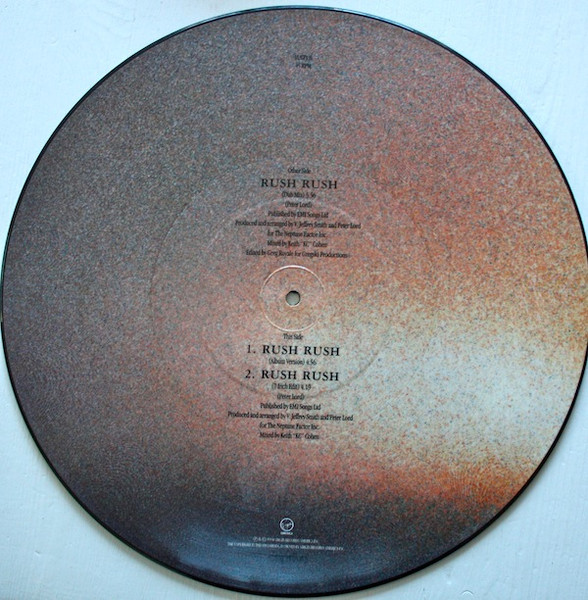 Paula Abdul ‎– Rush Rush (Single, Picture Disc)