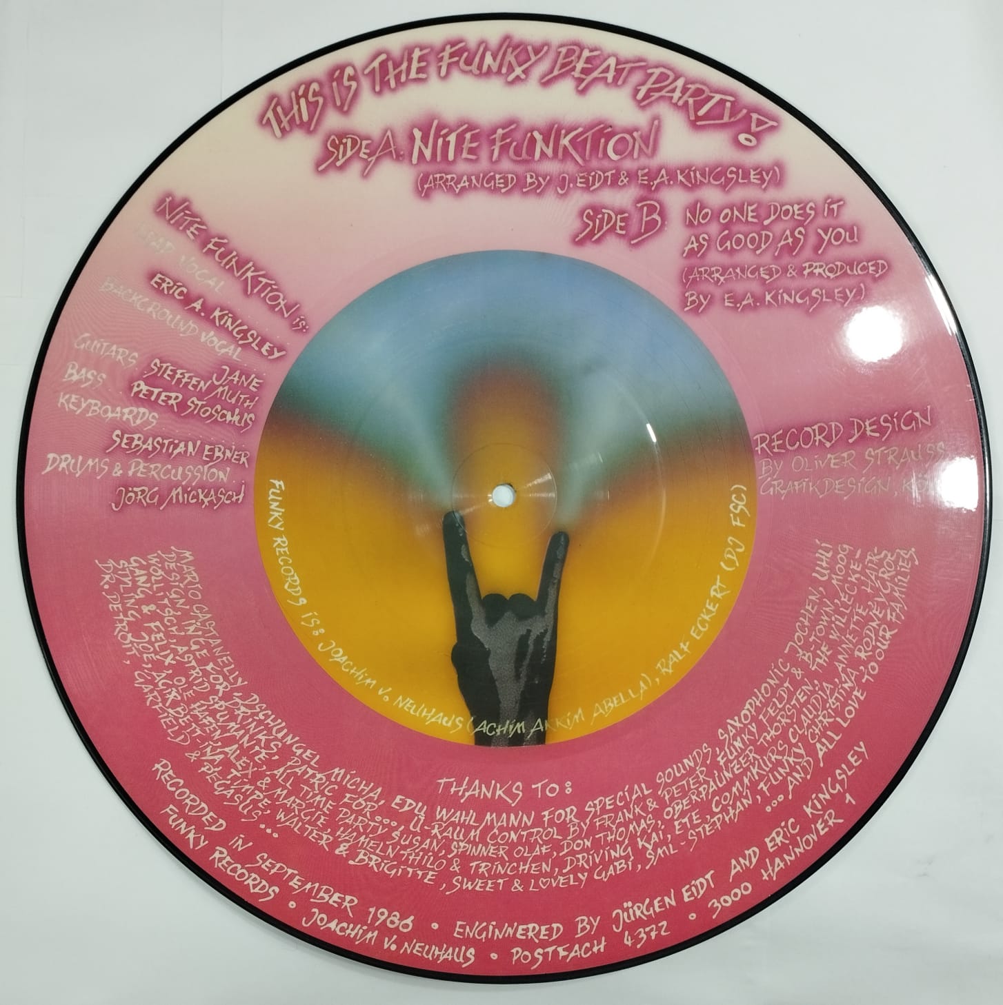 Nite Funktion ‎– Sidestep Snappin' (Single, Picture Disc)
