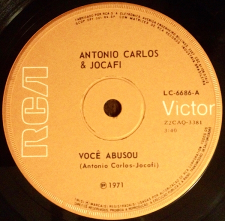 Antonio Carlos e Jocafi - Você Abusou / Nord West (Compacto)