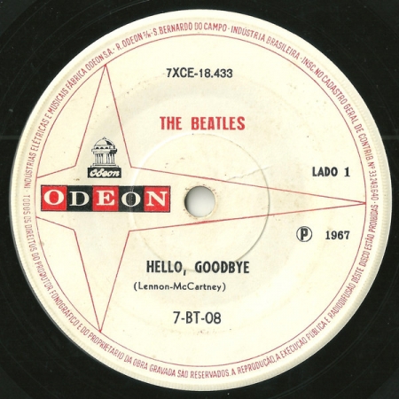 The Beatles - Hello, Goodbye / I Am The Walrus (Compacto)