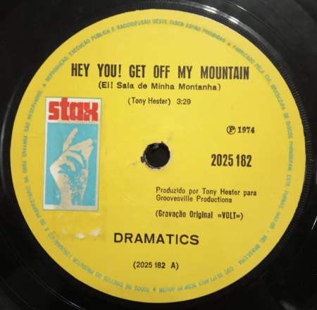 The Dramatics - Hey You!! Get Off My Mountain / In The Rain (Compacto)